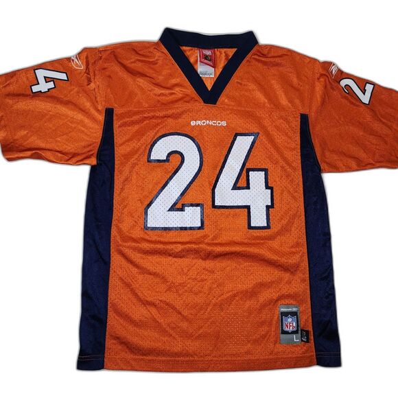 Reebok NFL Players Denver Broncos Champ Bailey #24 Football Jersey - Picture 1 of 6